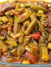 Okra Bamya dish